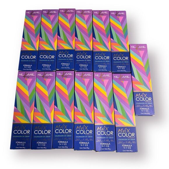 Nekane Capilar MaxColor Professional Permanent Hair Color Cream 3oz Choose Color - Picture 4 of 10